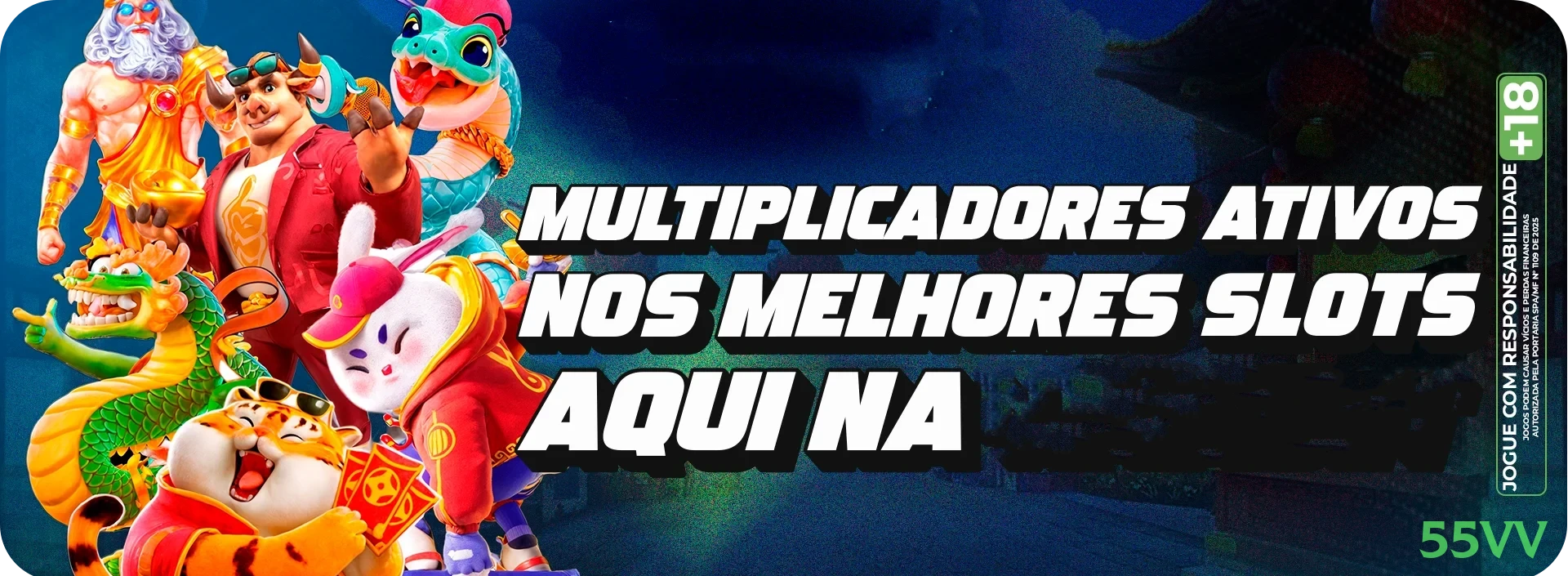Imagem promocional da 55vv mostrando a plataforma e suas vantagens